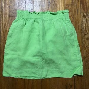 JCREW high waisted mini skirt with pockets